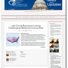 Baptist Joint Committee Mobile Site